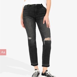 KUT Rachael High Rise Fab Ab Mom Jean